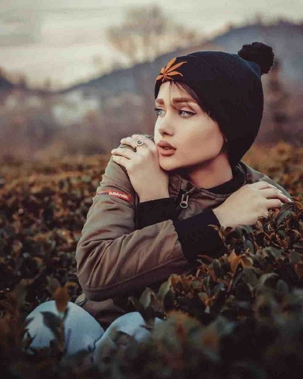 عکس فیک دخترونه ایرانی طبیعی کلاه دار