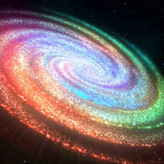عکس پروفایل کهکشان رنگی
